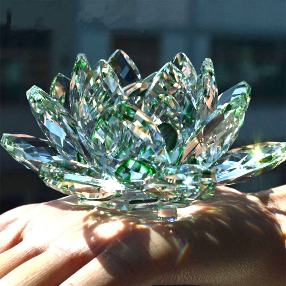 60-140mm Kristal Lotus Çiçeği  - Paper Weight Crystal incelemesi ve fiyatı