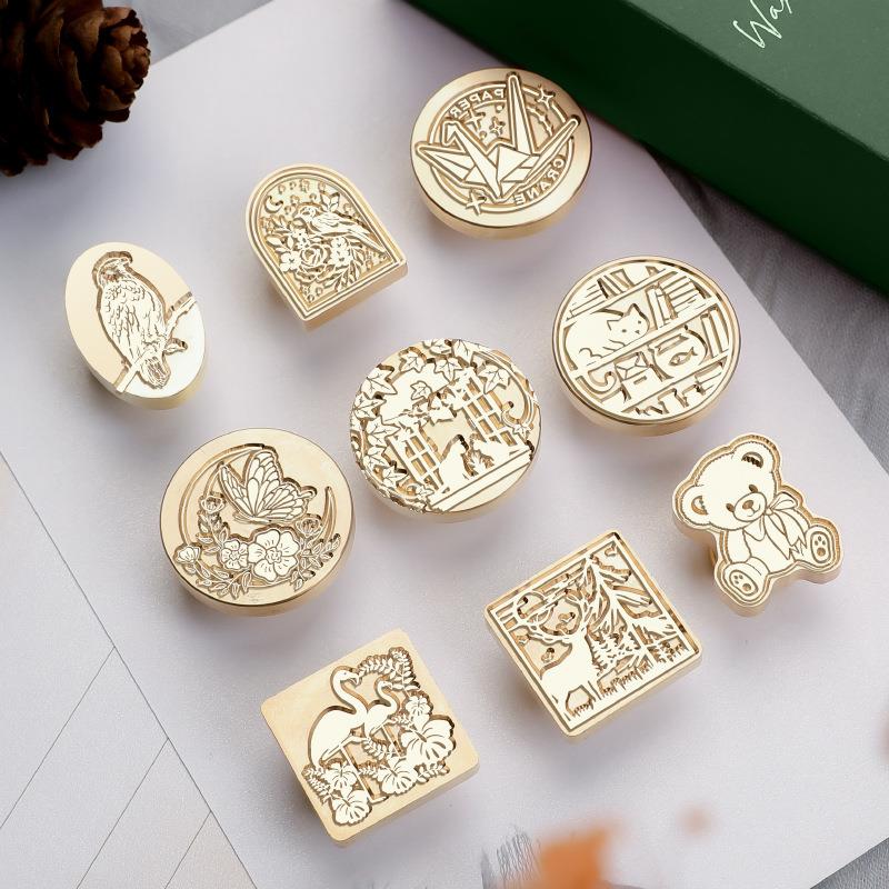 Hayvan Botanik mühür mumu Damg - Wax Seal Stamp Set incelemesi ve fiyatı