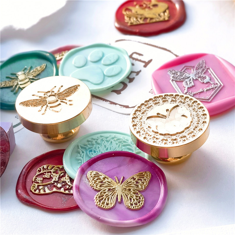 Mum Mühür Damga Başlığı Kelebe - Wax Seal Stamp Set incelemesi ve fiyatı