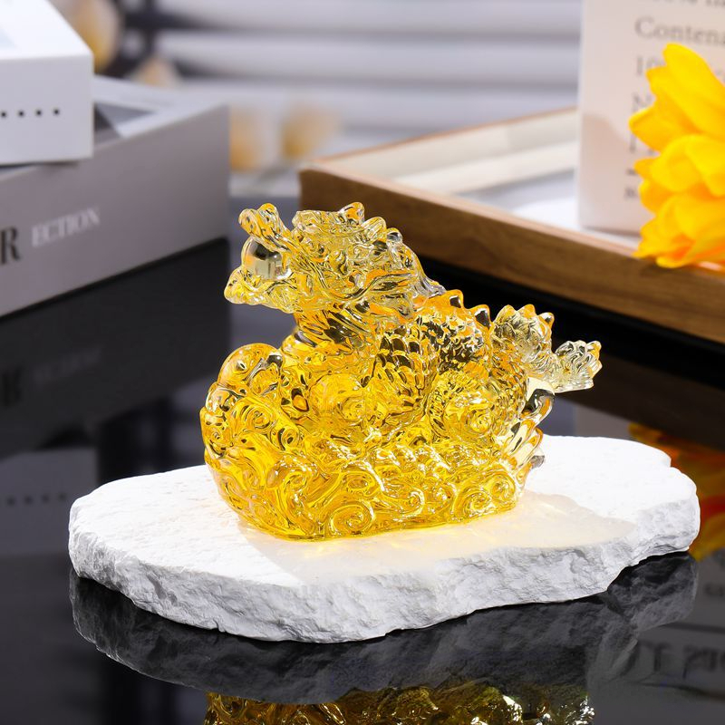 Kristal ejderha heykelcik cam  - Paper Weight Crystal incelemesi ve fiyatı