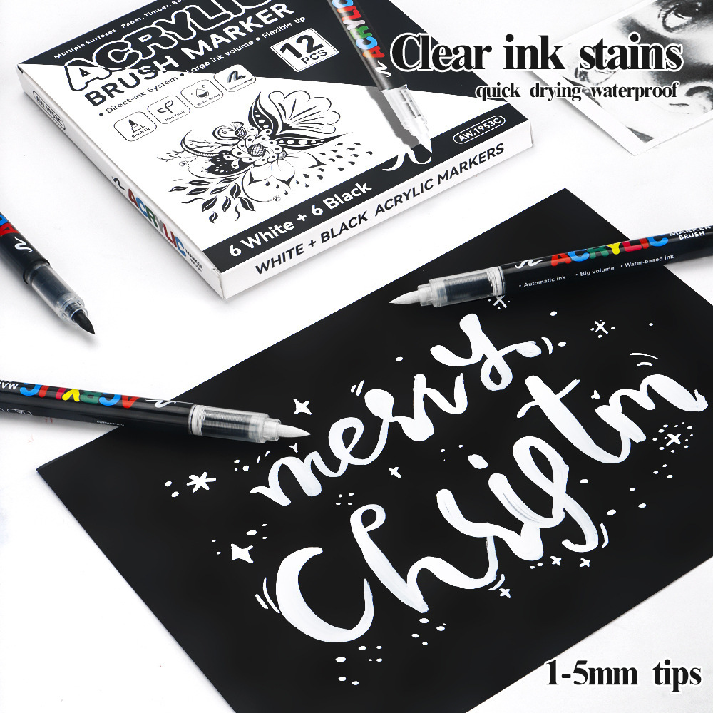 12 adet siyah/beyaz Premium vu - Copic Marker Sketch incelemesi ve fiyatı